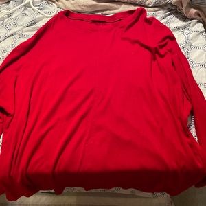 Soft red sweater